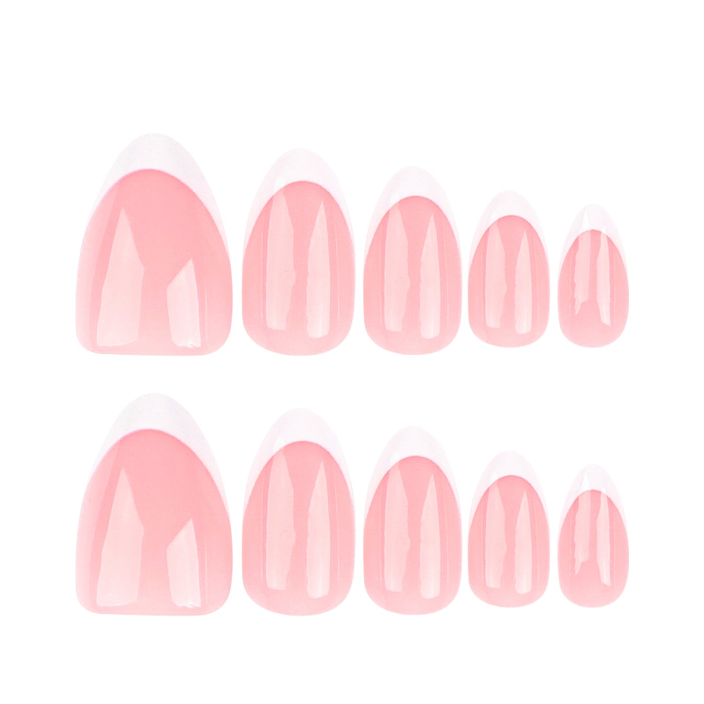 CLASSIC FRENCH TIP SHORT 24NAILS-TAGLESSNAILS